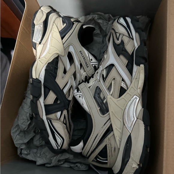 Balenciaga track runners 2 size 9 beige - Picture 5 of 6